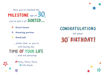 Picture of 30 ITS YOUR BIRTHDAY CARD